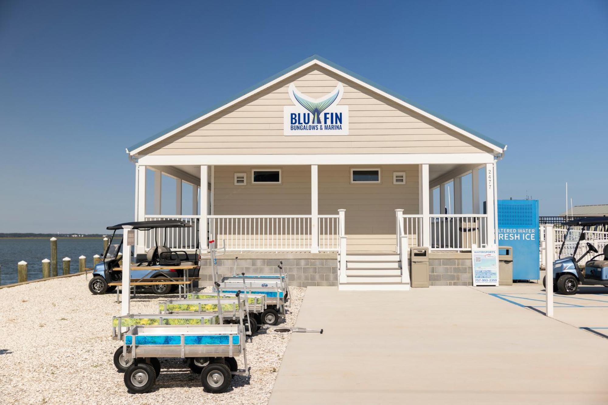 Blufin Bungalows & Marina Chincoteague Eksteriør billede