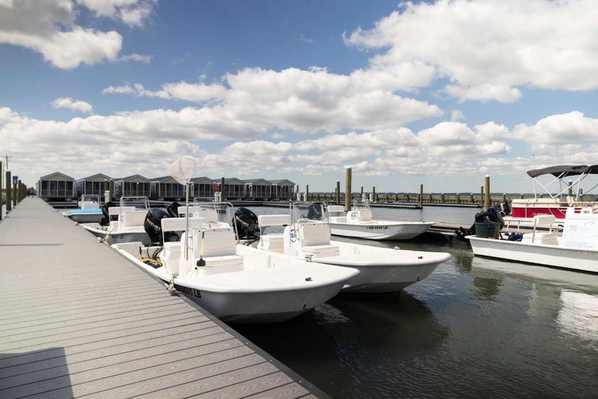 Blufin Bungalows & Marina Chincoteague Eksteriør billede