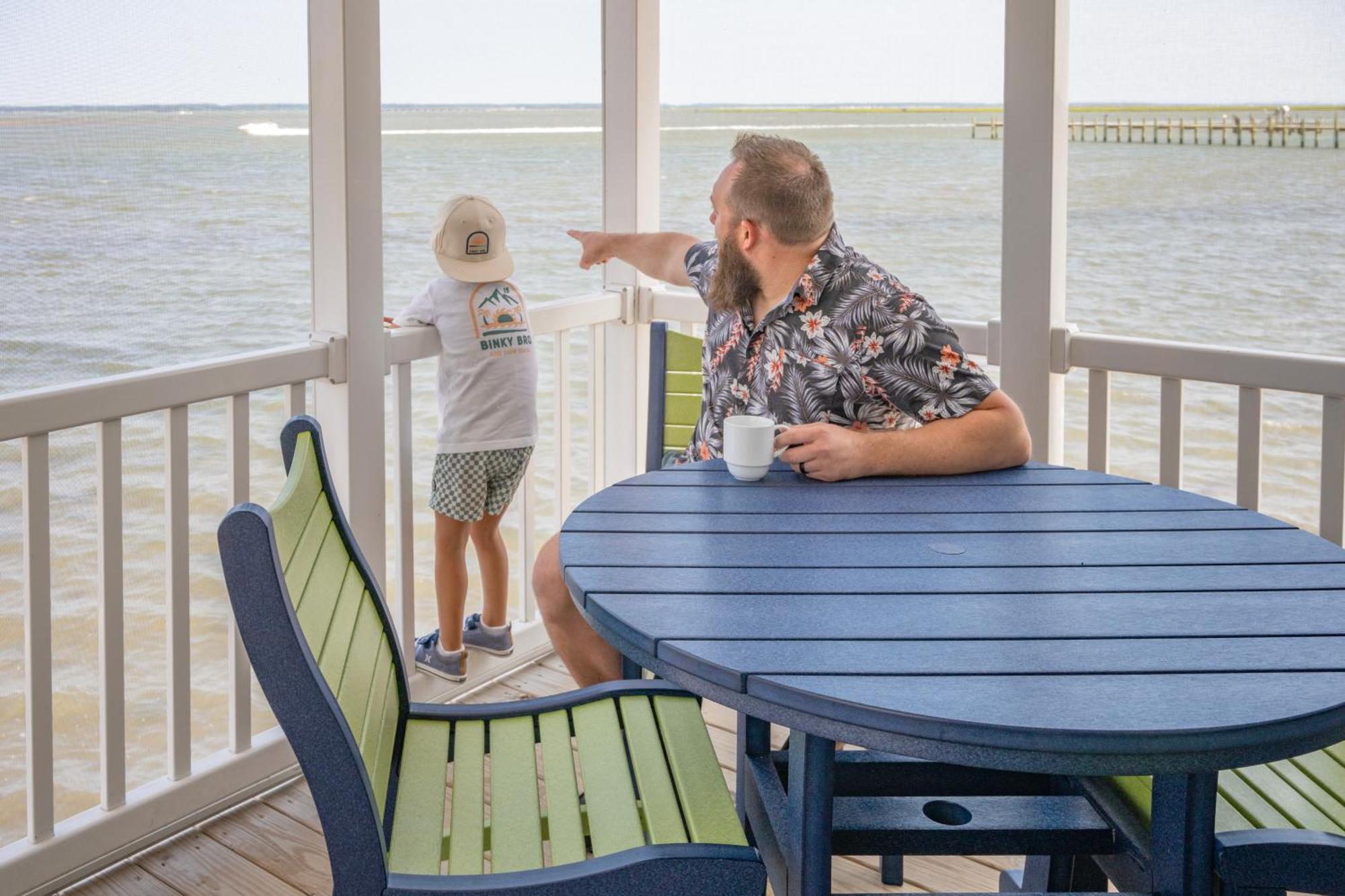 Blufin Bungalows & Marina Chincoteague Værelse billede