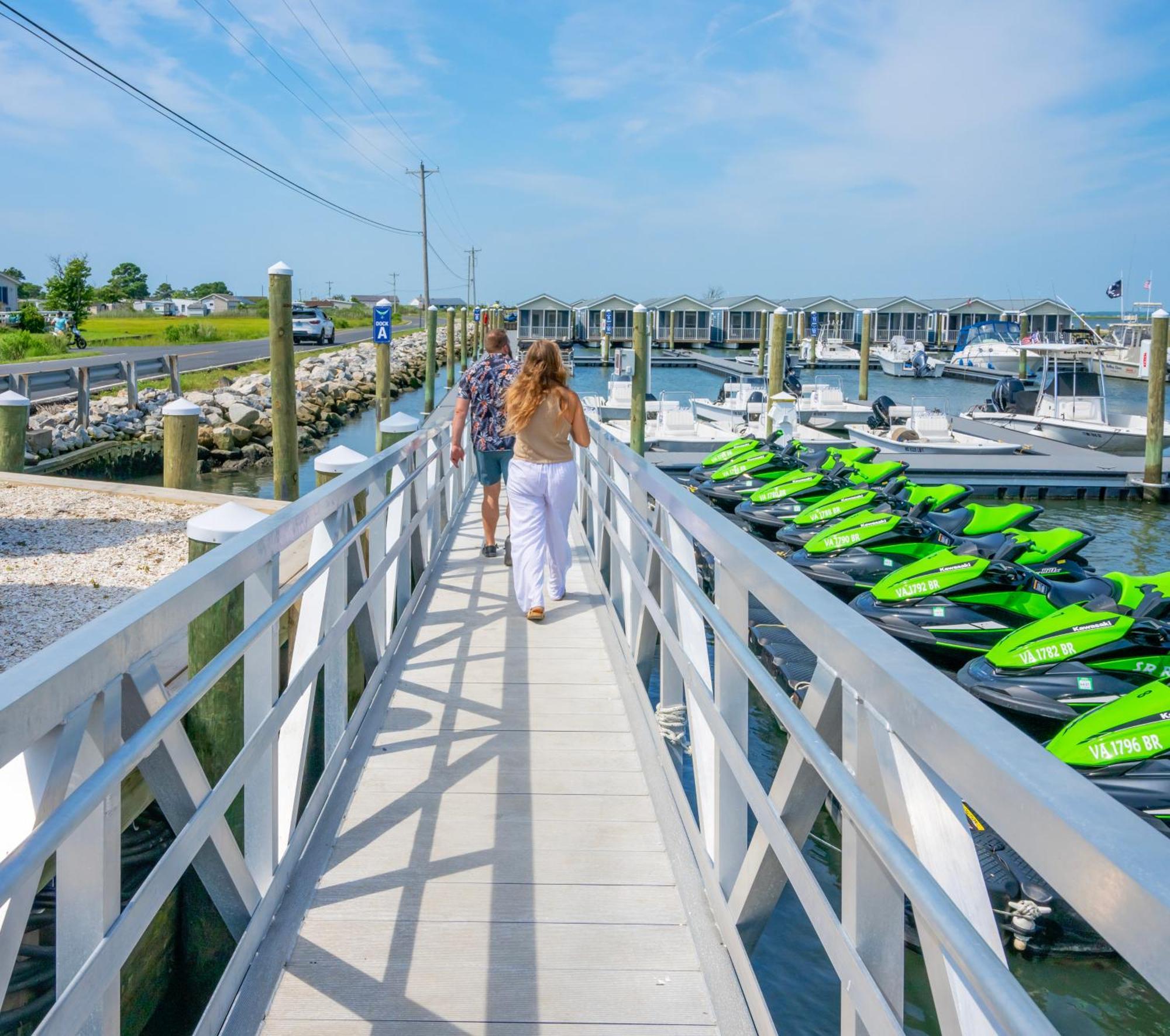Blufin Bungalows & Marina Chincoteague Eksteriør billede